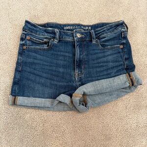 American Eagle Dark Blue Jean Shorts